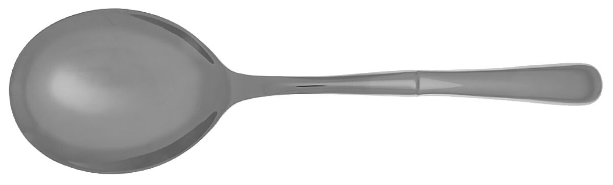 Hafnia (Stainless, Glossy) Casserole Spoon with Smooth Stainless Bowl HC by Yamazaki-1