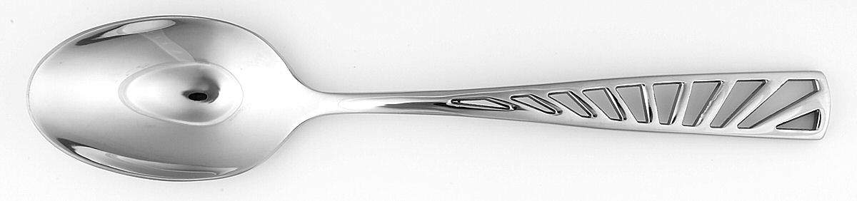 Segments (Stainless) Place/Oval Soup Spoon by Yamazaki-1