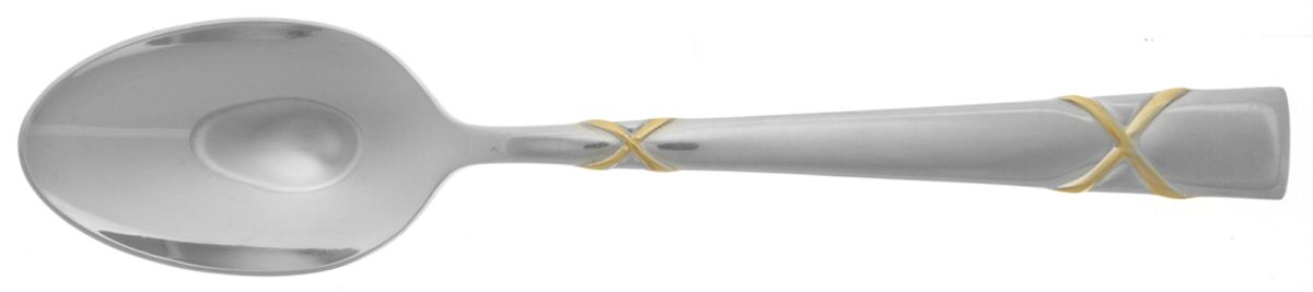 YAS38-Gold Accent (Stainless) Place/Oval Soup Spoon by Yamazaki-1