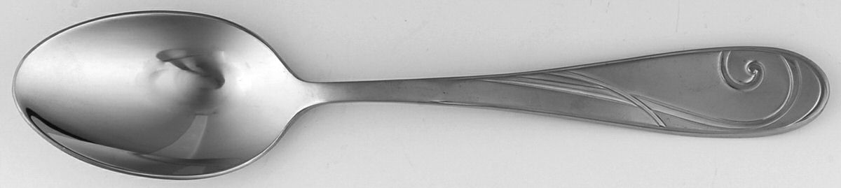 Platinum Wave (Stainless) Place/Oval Soup Spoon by Yamazaki-1