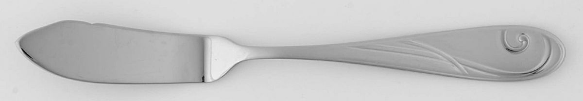 Platinum Wave (Stainless) Flat Handle Master Butter Knife by Yamazaki-1