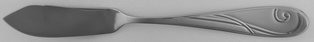 Platinum Wave (Stainless) Hollow Handle Master Butter Knife by Yamazaki-1