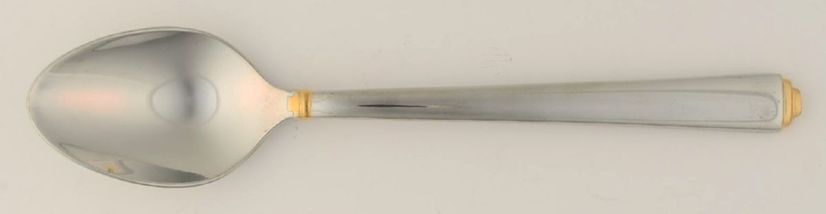 Dome-Gold Accent (Stainless) Place/Oval Soup Spoon by Yamazaki-1