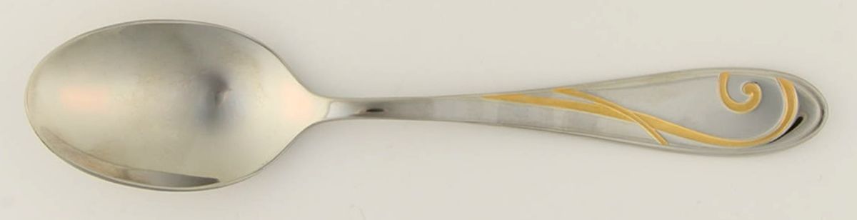 Golden Wave (Stainless) Tablespoon (Serving Spoon) by Yamazaki-1
