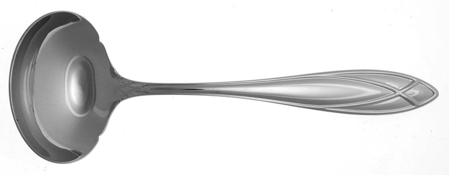 Alexandra (Stainless) Solid Gravy Ladle by Yamazaki-1