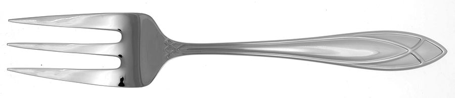 Alexandra (Stainless) Large Solid Cold Meat Serving Fork by Yamazaki-1