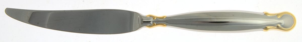 Trellis Path -Gold Accent (Stainless) Modern Hollow Knife by Yamazaki-1