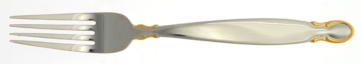 Trellis Path -Gold Accent (Stainless) Fork by Yamazaki-1