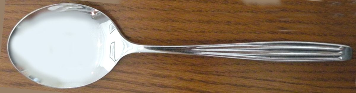 Sarabande (Stainless) Round Bowl Soup Spoon (Cream Soup) by Zilmeta-1