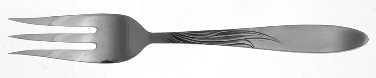 No. 520 (STAINLESS) Small Solid Cold Meat Serving Fork by Zilmeta-1