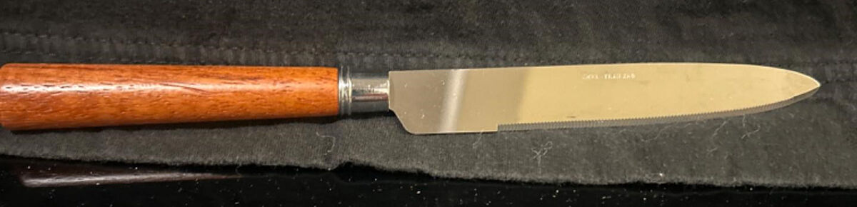 Milan Individual Steak Knife Hollow Handle by Zrike-1