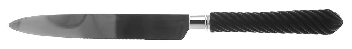 Torsade-Black (Stainless) New French Hollow Knife by Zrike-1