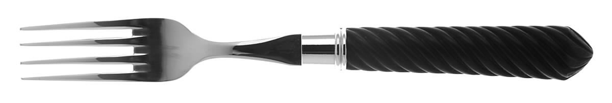 Torsade-Black (Stainless) Individual Salad Fork by Zrike-1
