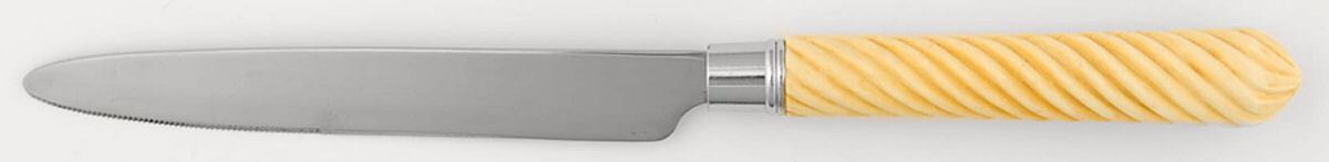 Torsade-Ivory (Stainless) New French Hollow Knife by Zrike-1