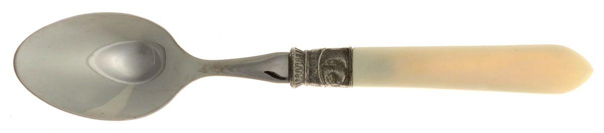 Rococo-White Pearl (Stainless) Teaspoon by Zrike-1