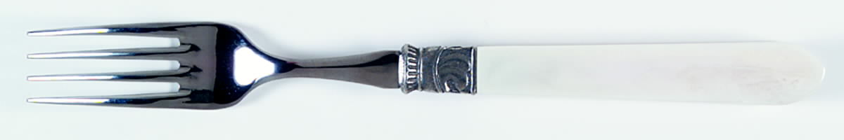 Rococo-White Pearl (Stainless) Fork by Zrike-1