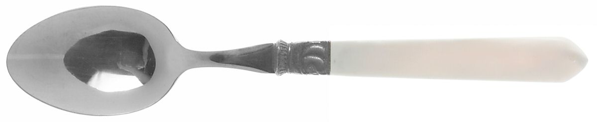 Rococo-White Pearl (Stainless) Place/Oval Soup Spoon by Zrike-1