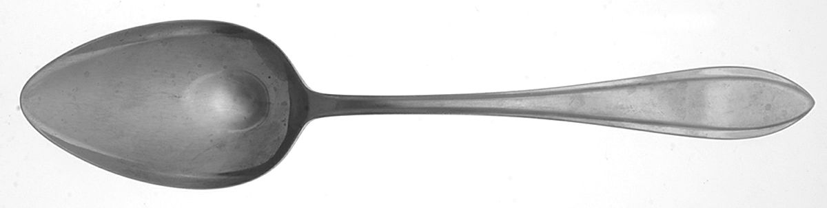 No. 518 (Stainless Solid Serving Spoon by Zilmeta-1