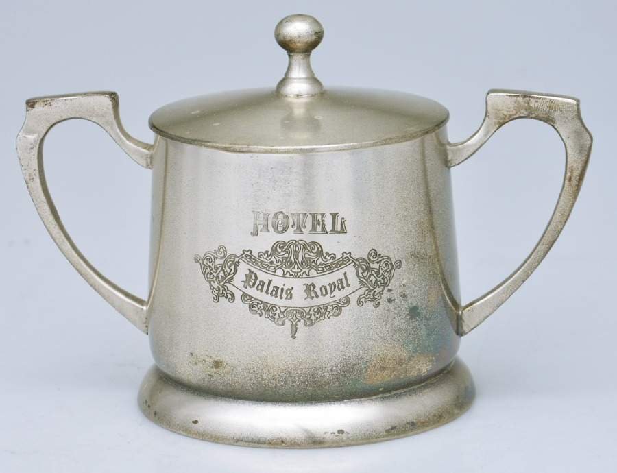 Hotel (Aluminum, Hollowware) Sugar Bowl with Lid by Zodax-1
