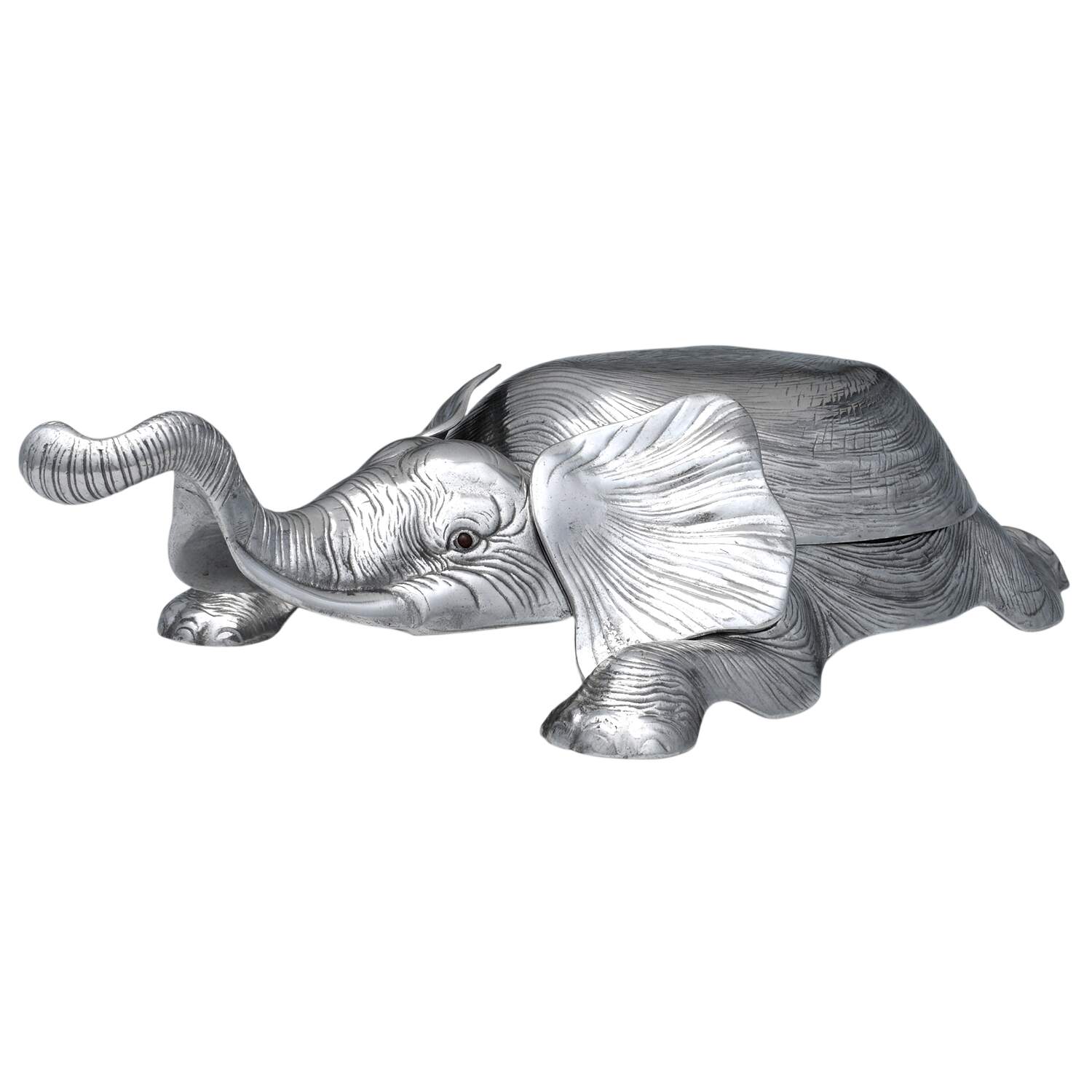 Elephants (Aluminum, Hollowware) Tureen & Lid by Arthur Court-1
