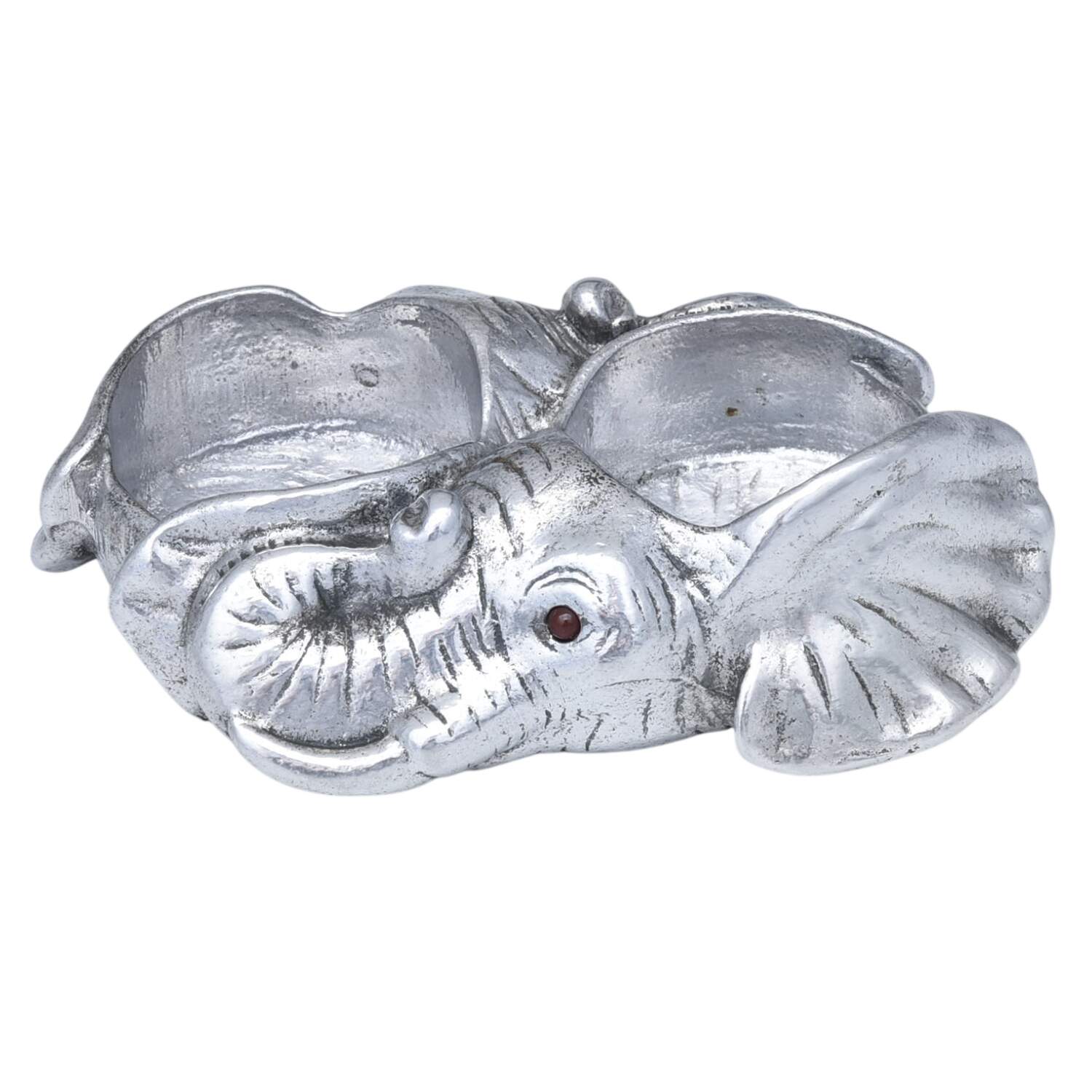 Elephants (Aluminum, Hollowware) Stand for Salt and Pepper Set by Arthur Court-1