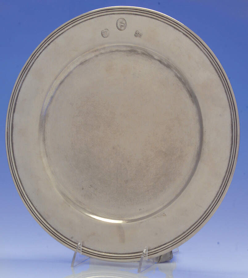 Peltro (Pewter, Hollowware) Dinner/Service Plate by Arte Italica-1