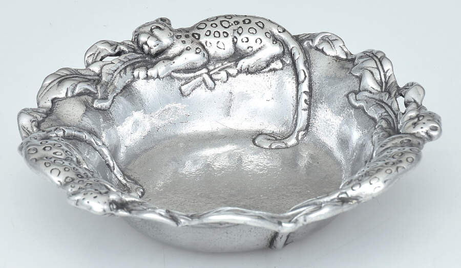 Safari (Aluminum, Hollowware) Wine Bottle Coaster by Arthur Court-1