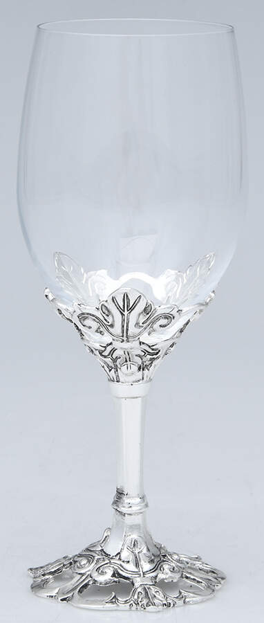Fleur de Lis (Aluminum, Serveware) Wine Goblet by Arthur Court-1