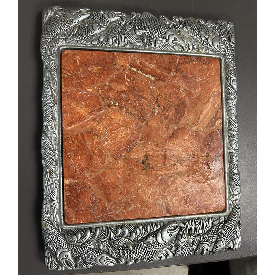 Wonders of the Water (Aluminum, Serveware) Cutting Board by Arthur Court-1