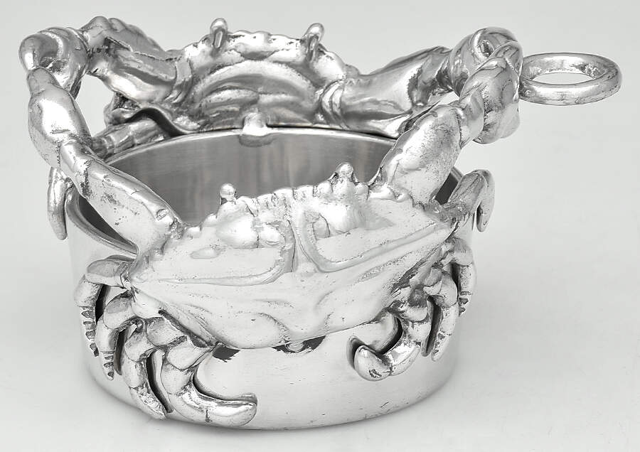 Wonders of the Water (Aluminum, Serveware) Wine Bottle Coaster by Arthur Court-1
