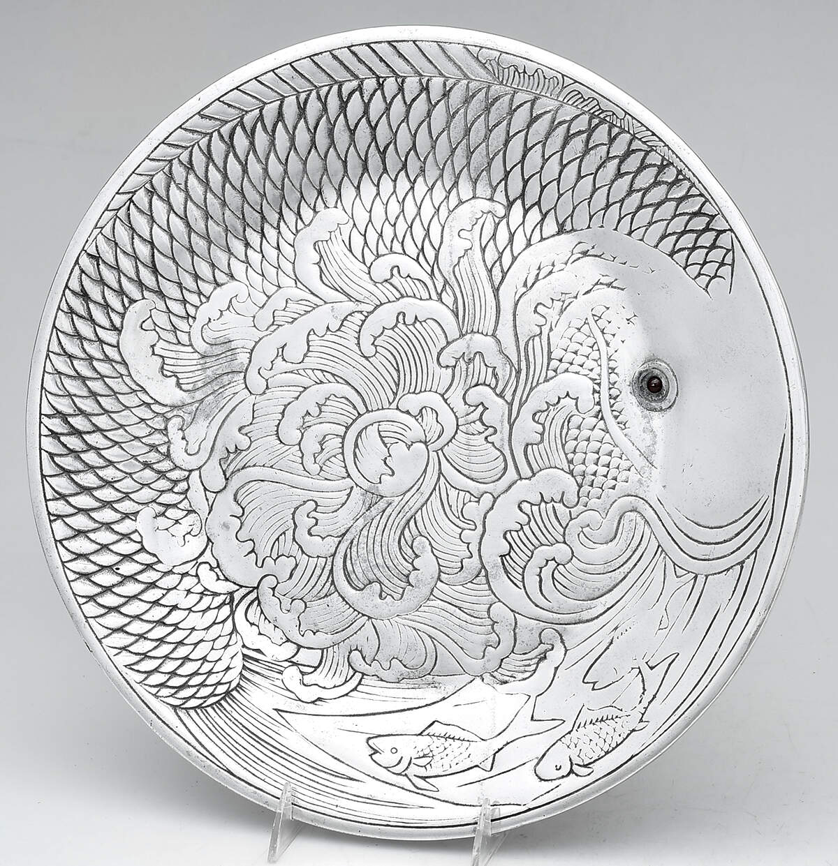 Wonders of the Water (Aluminum, Serveware) 14" Round Tray by Arthur Court-1