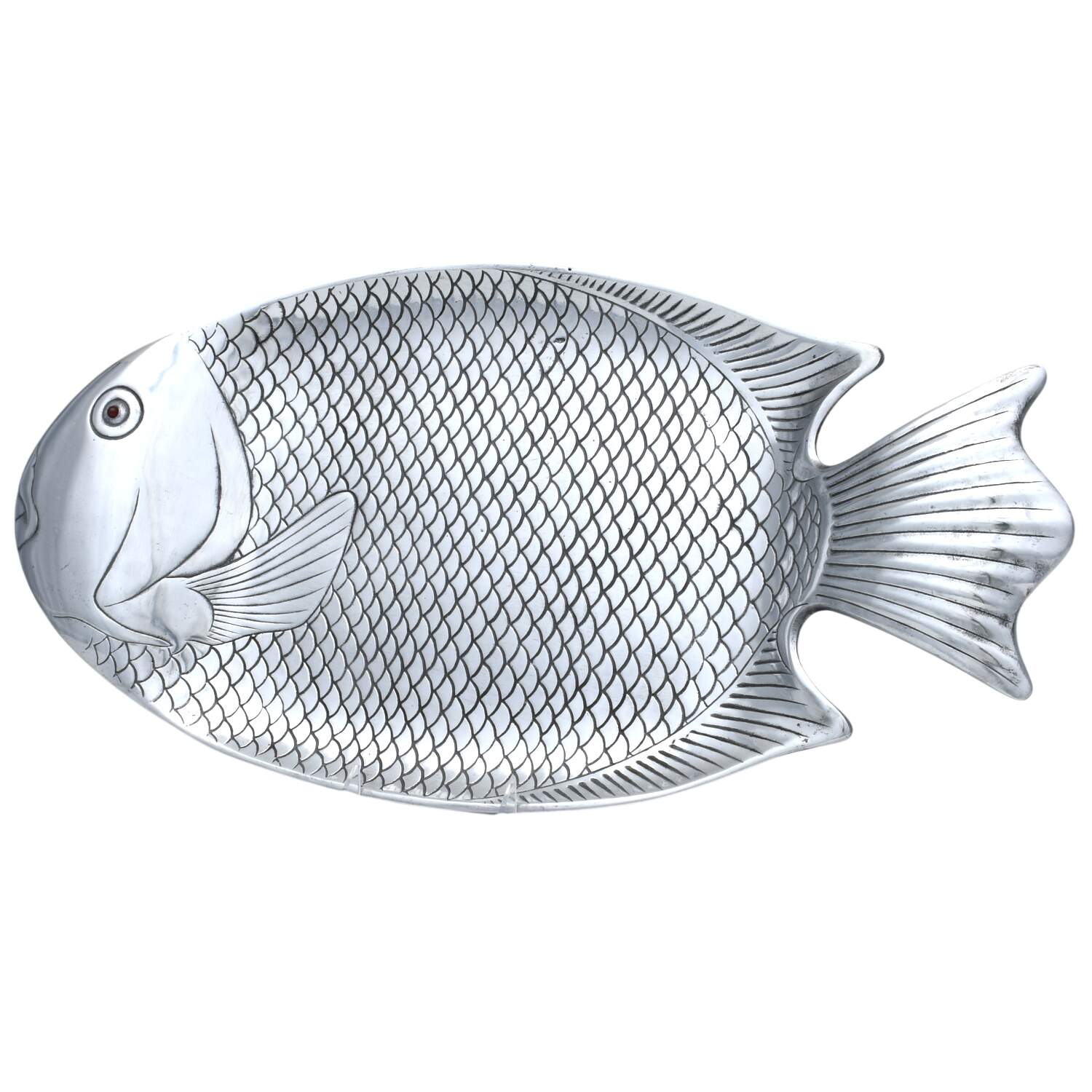 Wonders of the Water (Aluminum, Serveware) 24" Fish Platter by Arthur Court-1