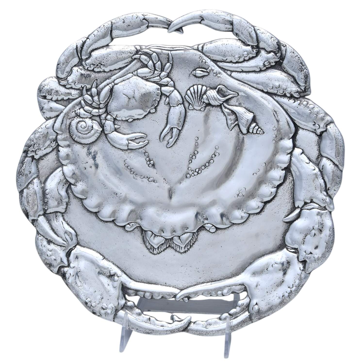 Wonders of the Water (Aluminum, Serveware) 12" Round Tray by Arthur Court-1