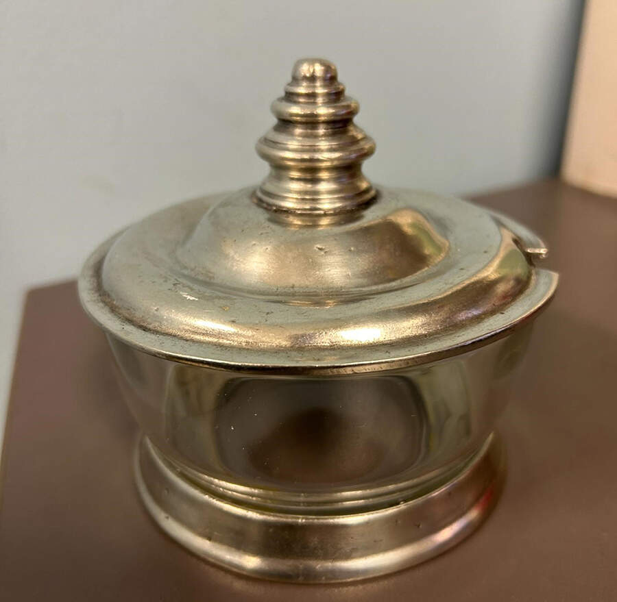 Tavola (Pewter, Hollowware) Round Bowl & Lid by Arte Italica-1