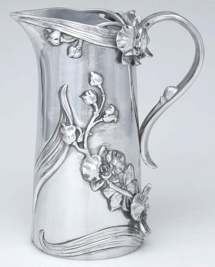 Orchid (Aluminum, Hollowware) Pitcher Water by Arthur Court-1