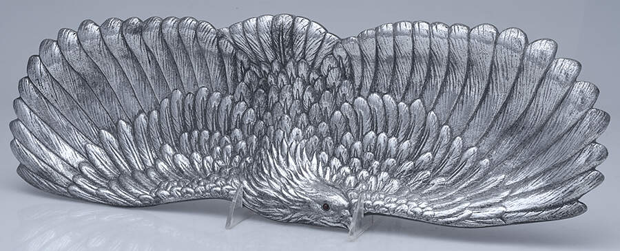 Endangered Kingdom (Aluminum, Hollowware) 2 Part Divided Server by Arthur Court-1