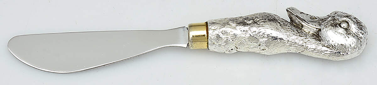 Farmyard (Aluminum, Hollowware) Sculptured Spreader by Arthur Court-1