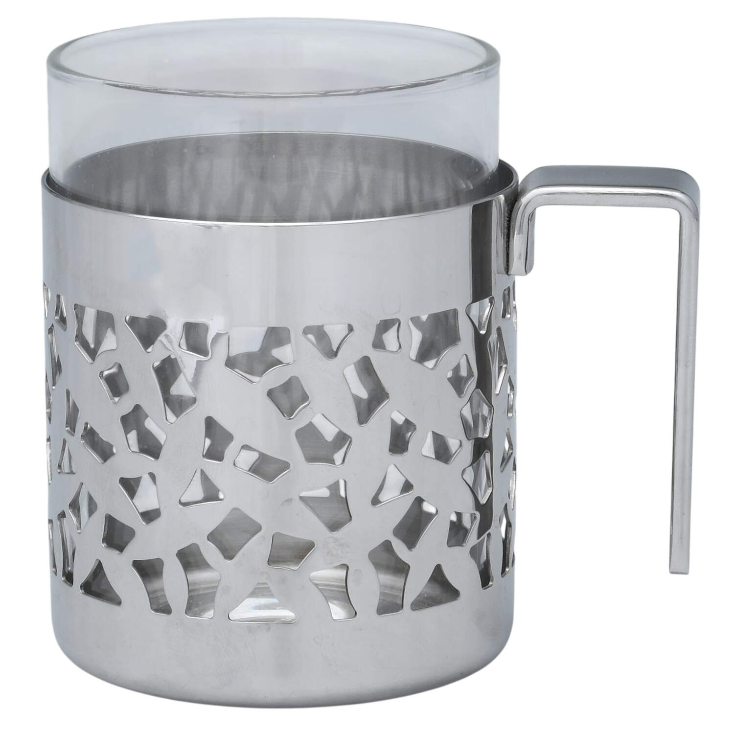 Cactus (Stainless, Hollowware) Mug with Glass Liner by Alessi-1