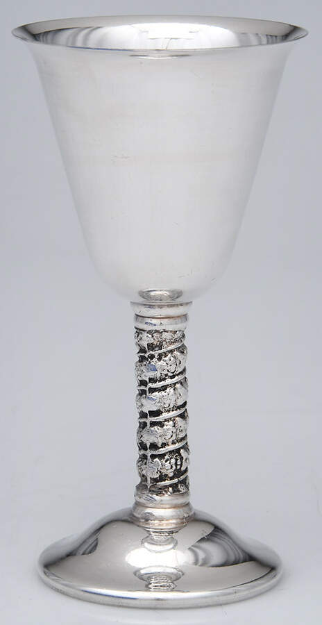 AL51 (Silverplate, Hollowware) Wine Goblet by A. Lara (Spain)-1