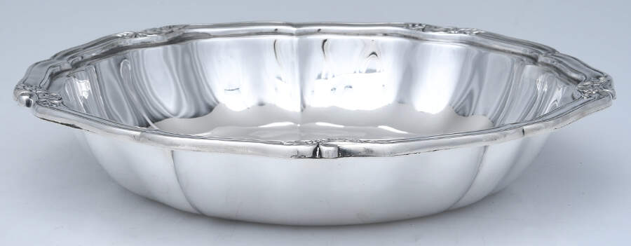 1CM1 (Silverplate, Hollowware) 9" Round Vegetable Bowl by Christian Michelsan (Denmark)-1