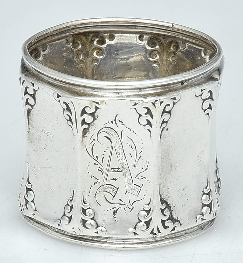 2214 (Sterling, Hollowware) Napkin Ring by Alvin-1