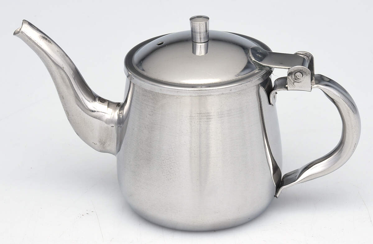Stainless Hollowware Miniature Teapot by Adcraft-1