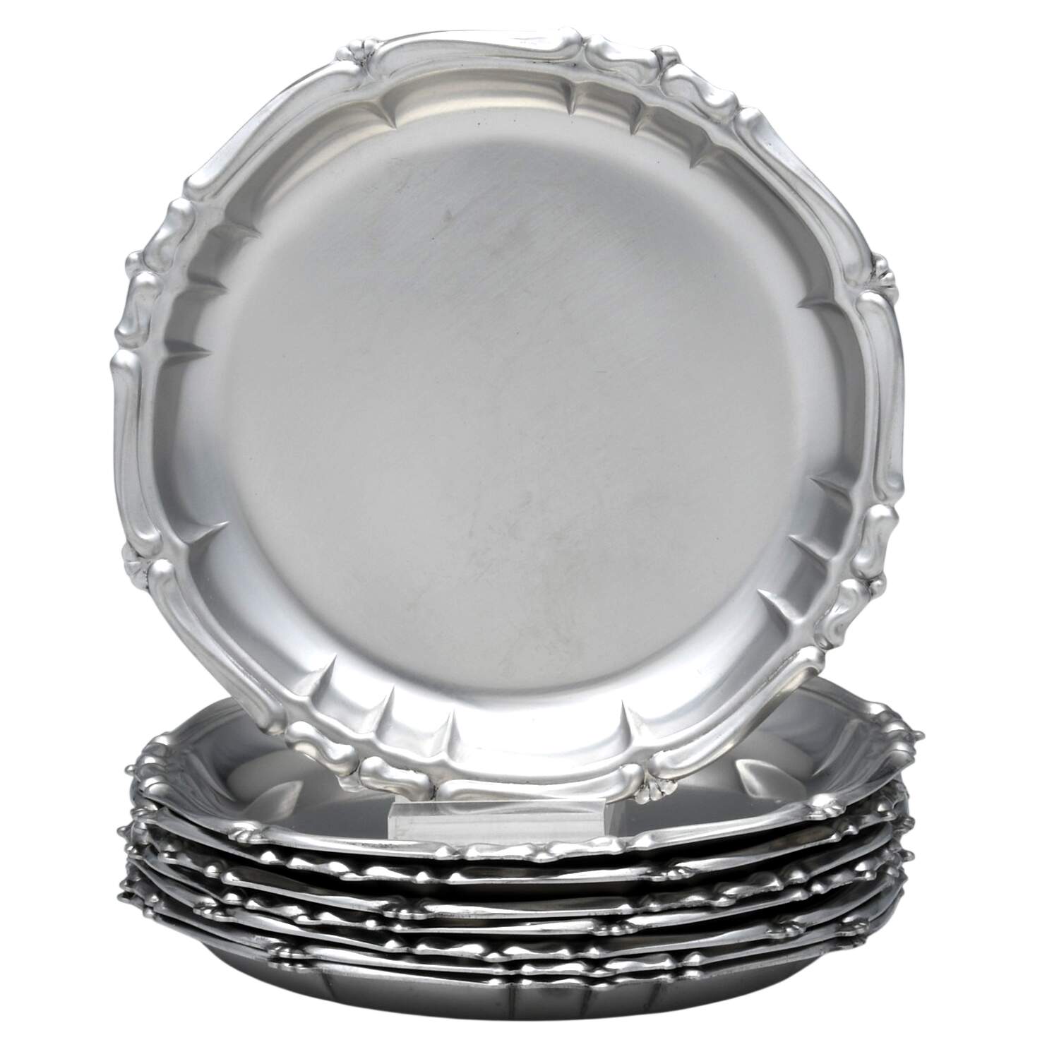 4007 (Stainless, Hollowware) Coaster Set-8 Coasters by Alessi-1