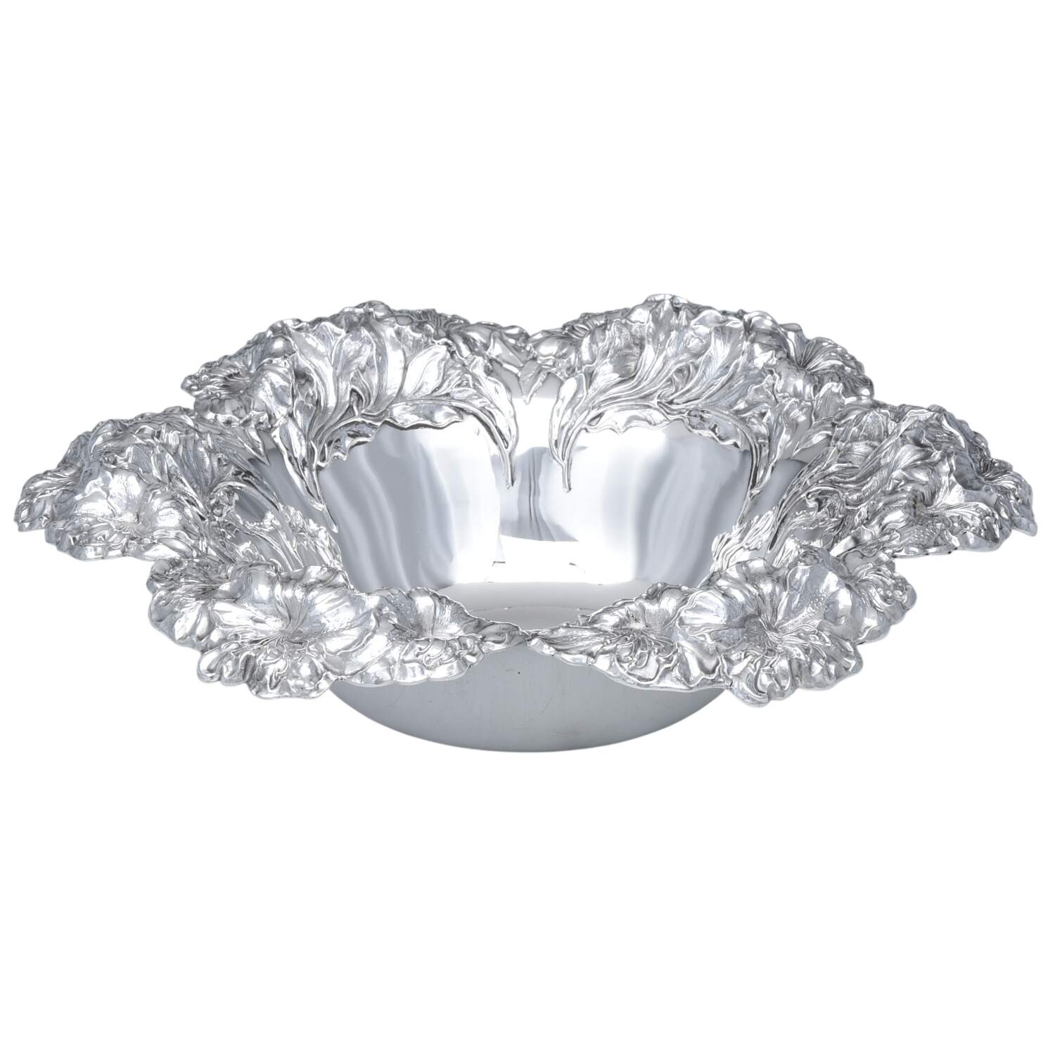2582 (Sterling, Hollowware) 12" Round Pedestal Centerpiece by Alvin-1