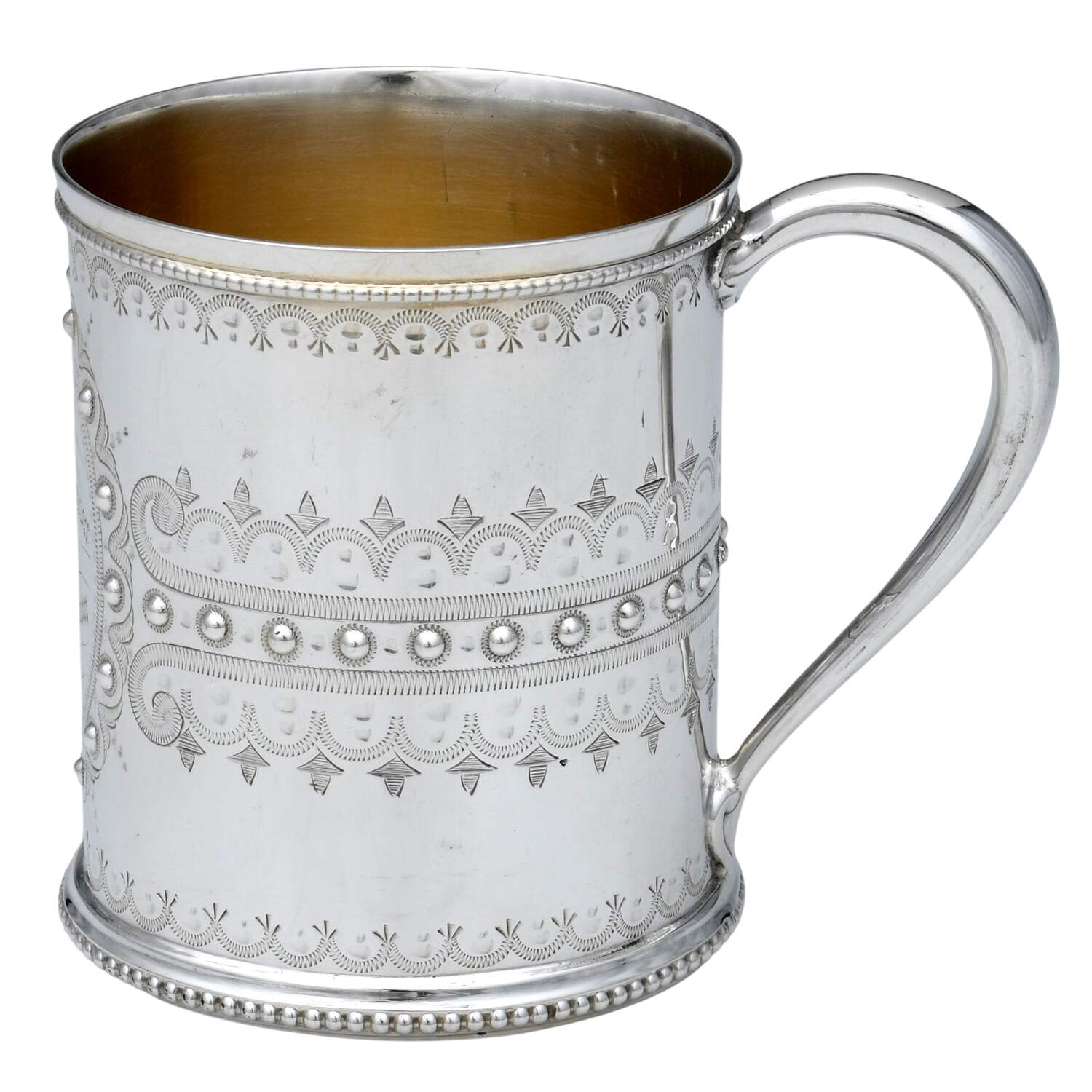 1JE1 (Sterling, Hollowware) Mug by Joseph & Edward Bradley-1