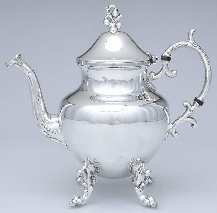 BIM10 (Silverplate, Hollowware) Teapot by Birmingham Silver Co-1