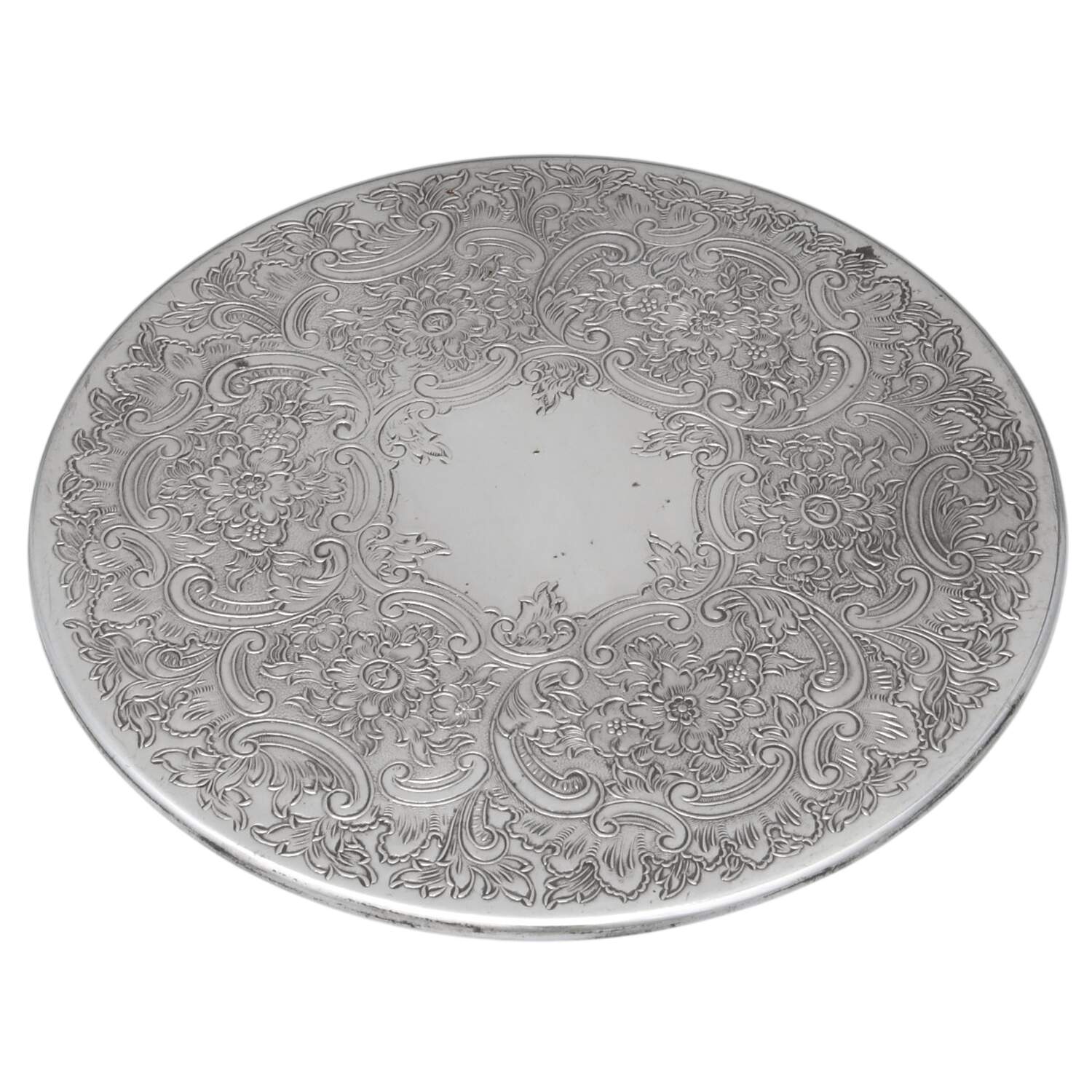 Silverplate Hollowware Trivet by Barker Bros Ltd. Flatware-1