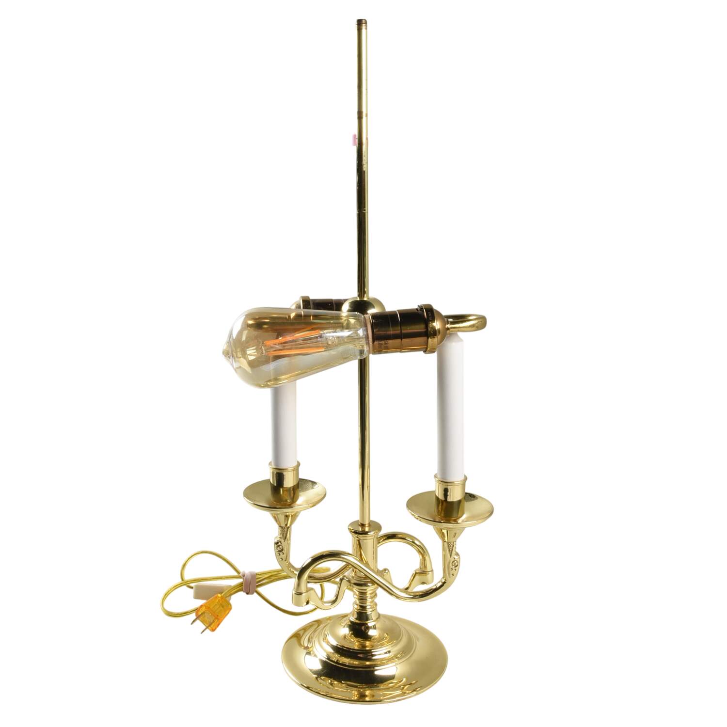 Brass Candlesticks 23" Electric Lamp Base by Baldwin Brass-1