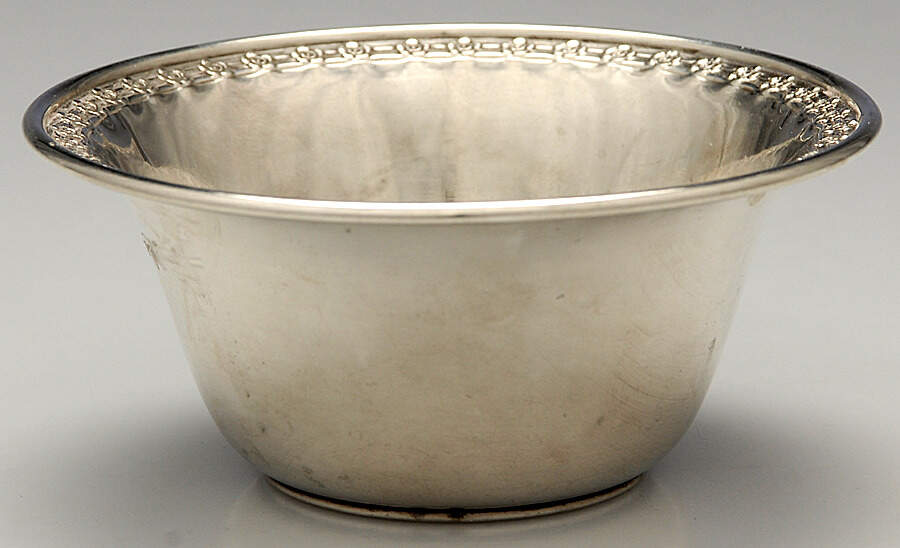 0157 (Sterling, Hollowware) 4" Round Bowl by Baker Manchester-1