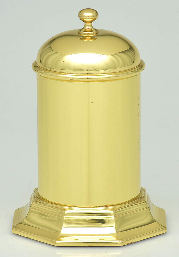 Estate Series (Brass, Hollowware) Cigarette Cup & Lid by Baldwin Brass-1